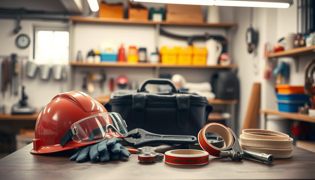 DIY plumbing safety equipment