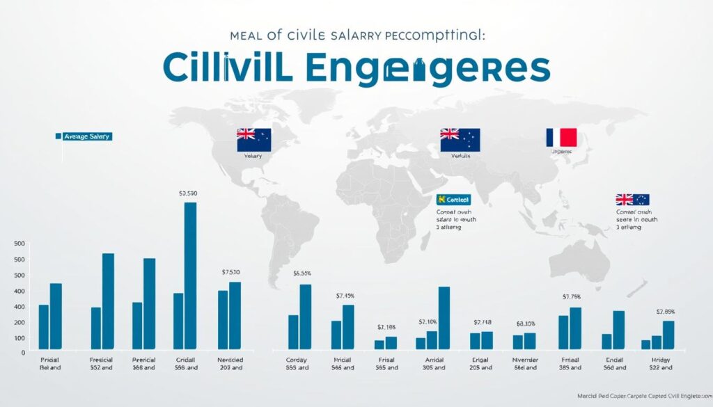 International salary comparison for civil engineers