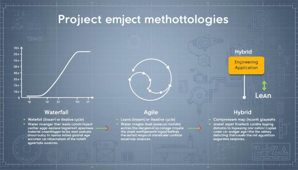Visualization of different project management methodologies used in engineering projects Visualization of different project management methodologies used in engineering projects
