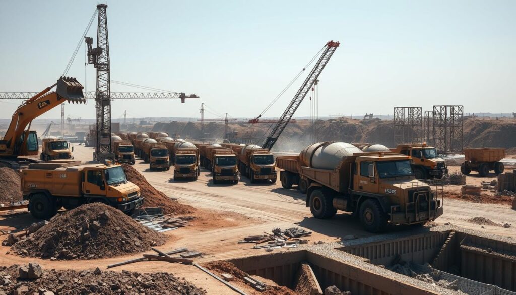 heavy construction equipment