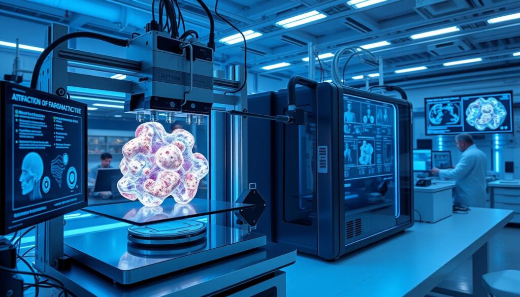AI-driven biofabrication system creating complex tissue structures AI-driven biofabrication system creating complex tissue structures