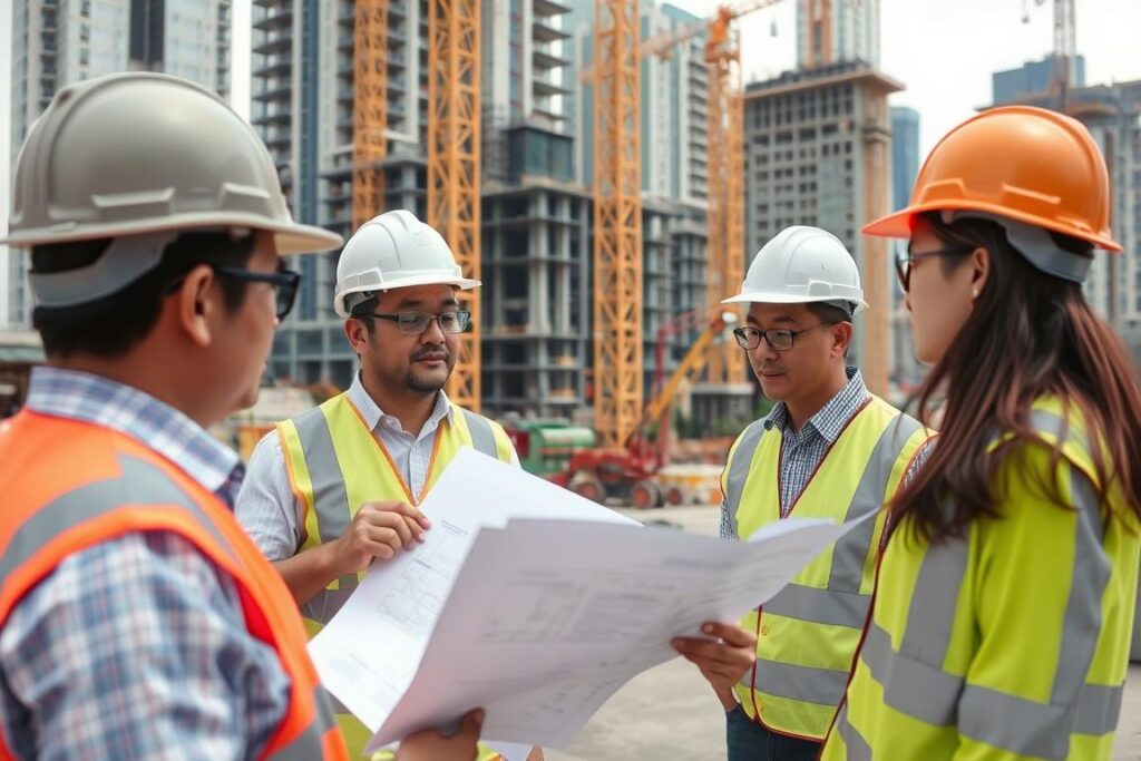 Civil engineering project in Malaysia showing infrastructure development