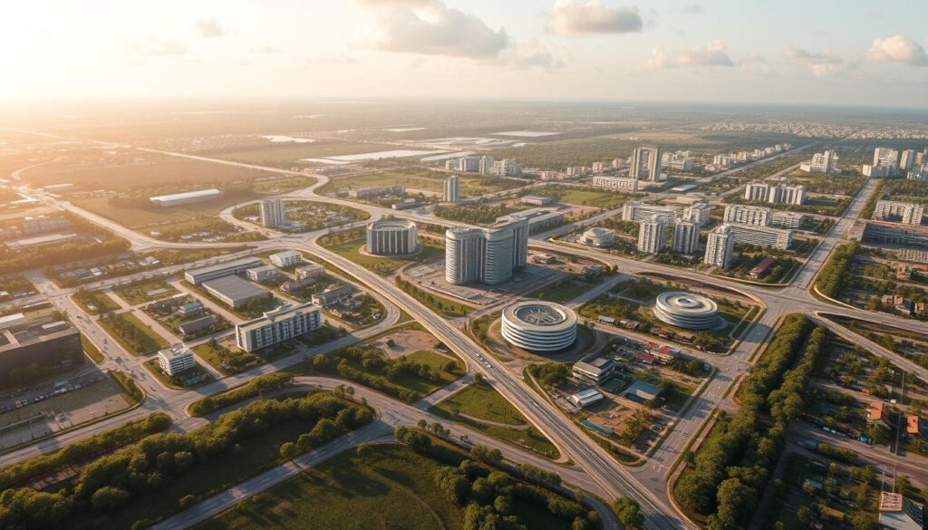 Construction of Indonesia's new capital city Nusantara in East Kalimantan