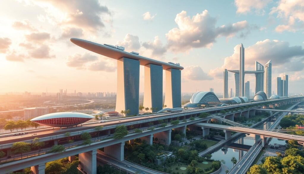 Future of civil engineering in Southeast Asia showing innovative infrastructure projects