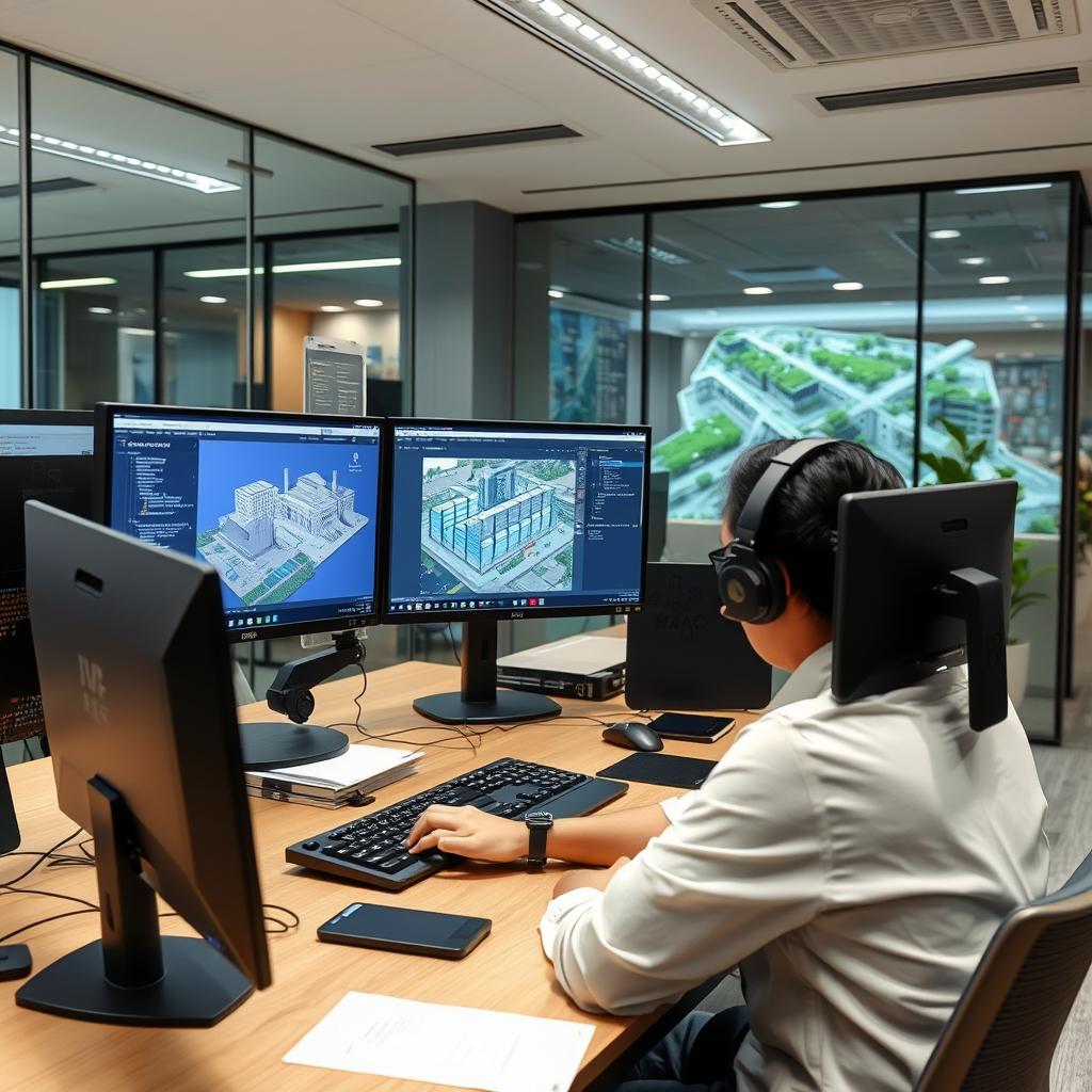 Software engineer developing applications for civil infrastructure management in Southeast Asia
