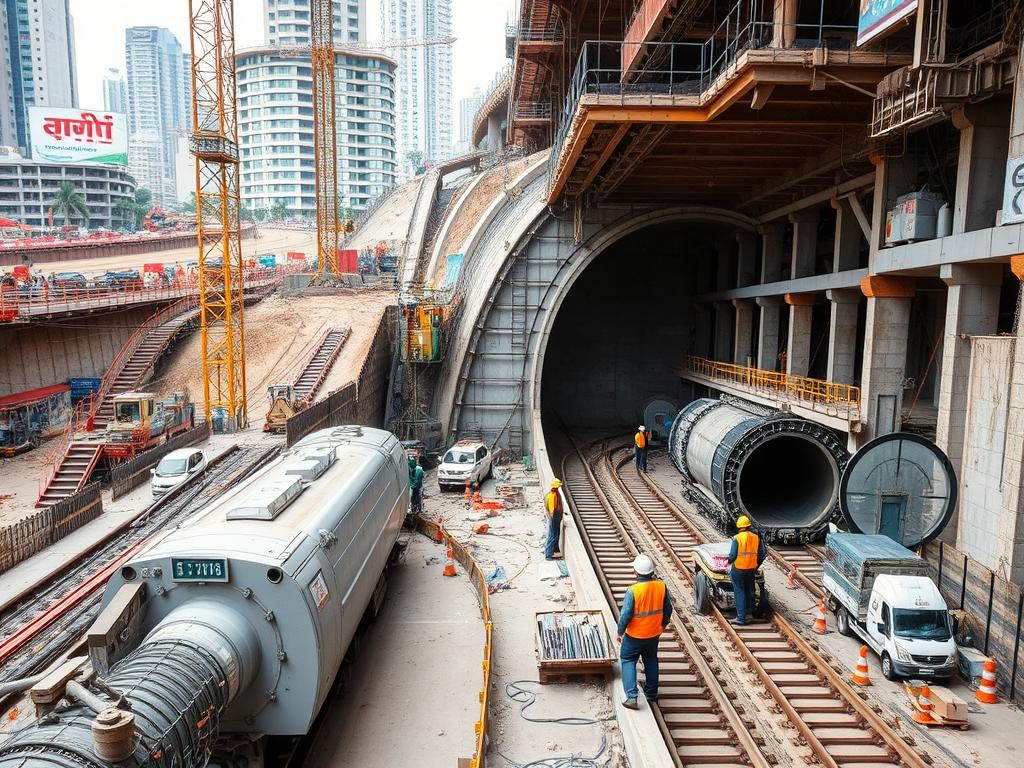 Vietnam's metro system construction in Ho Chi Minh City
