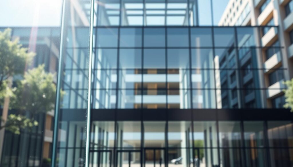 anti-reflective architectural glass